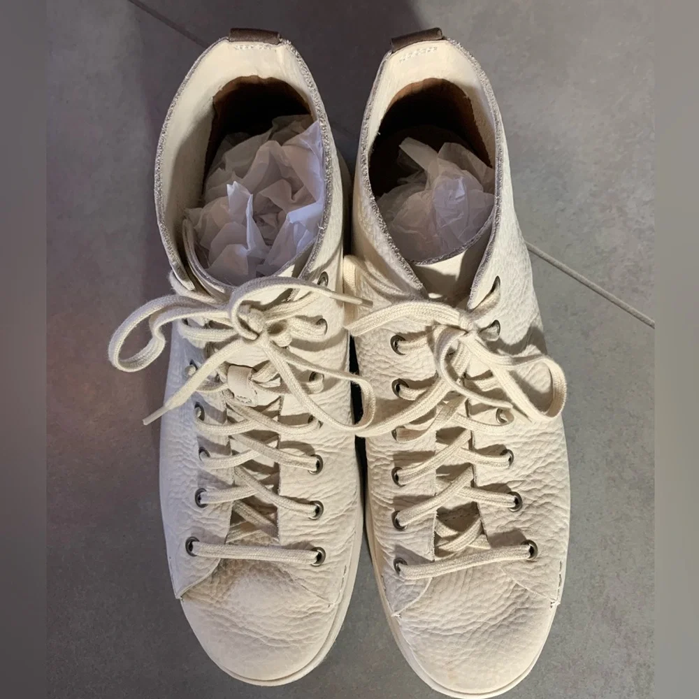 UGG Cream Colored Sneaker Boots